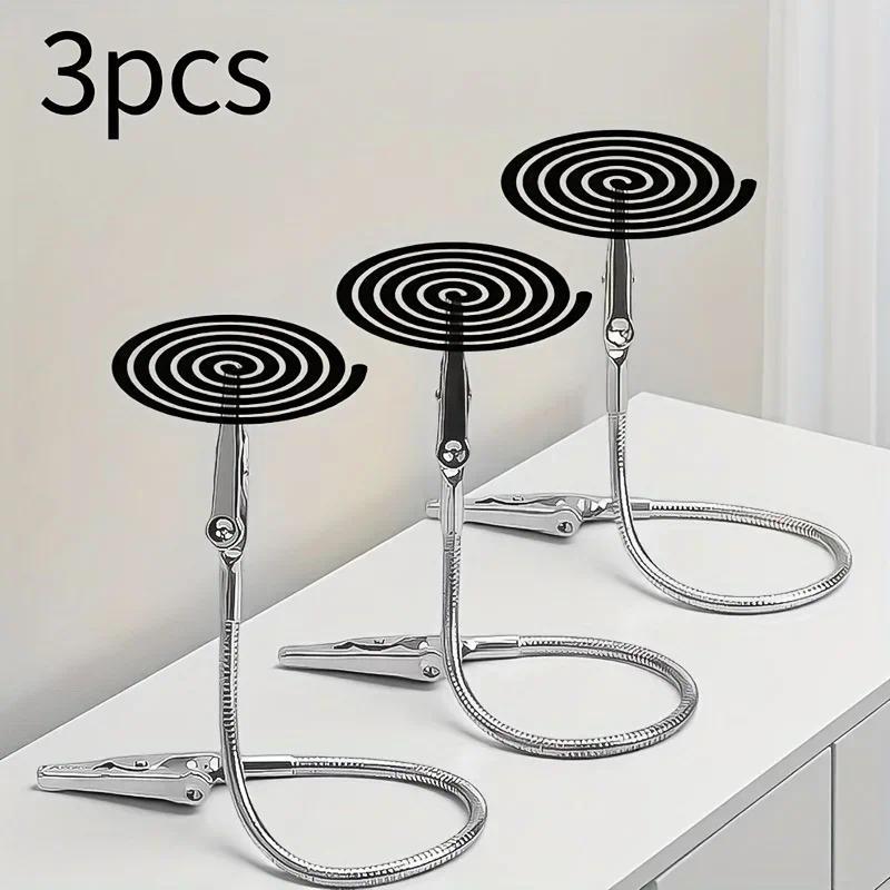1/3pcs Double-ended Mosquito-repellent Incense Clip Universal Crocodile Clip Bracket Broken Incense Clip Extended Hose
