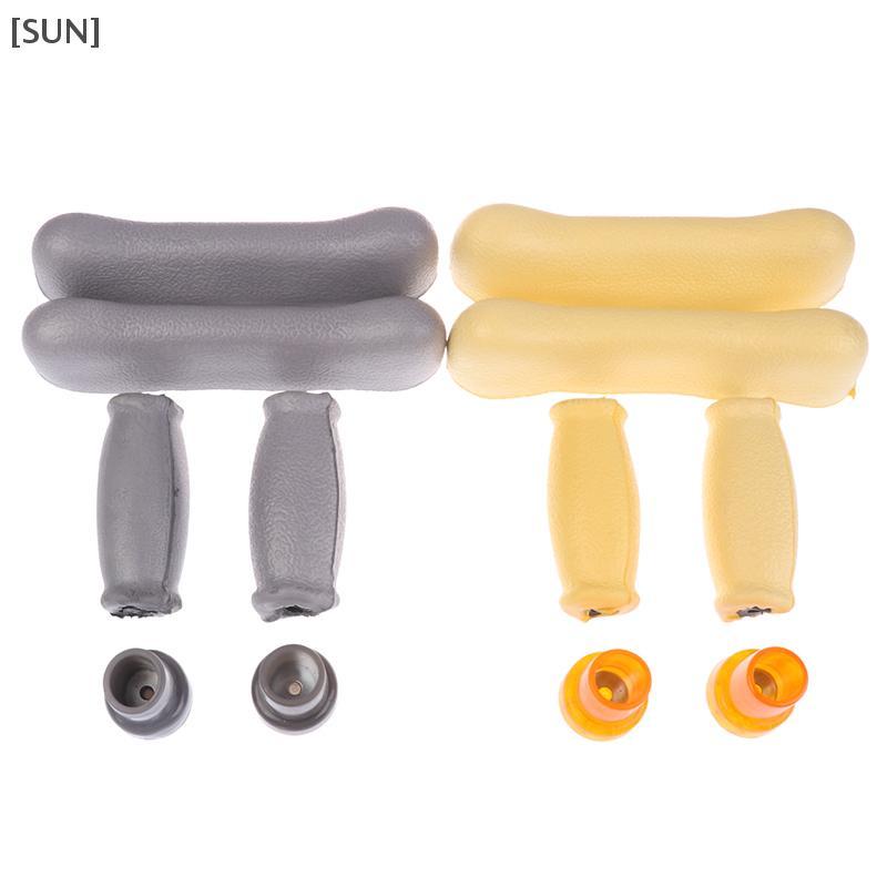 [SUN] 6Pcs/set Axillary Crutch Accessories Kit Pads Replacement Antislip Rubber Underarm Cushions Hand Pad Accessories null