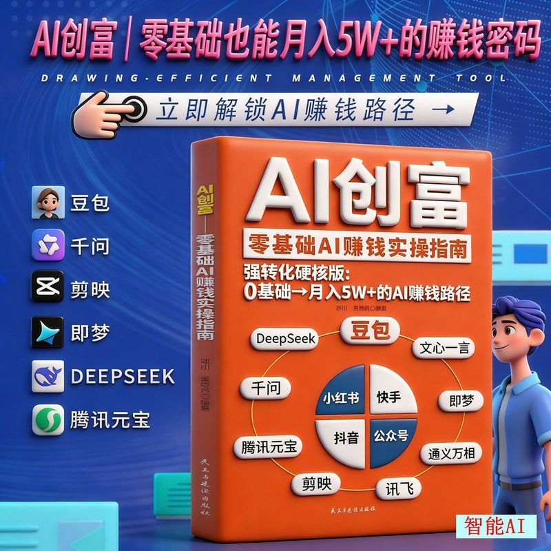 热卖推荐！现货【】AI创富零基础AI赚钱实操指南抓住AI红利开启致富0基础ai Hot-selling recommendation! In stock【】AI Wealth Creation: Practical Guide to Making Money with AI from Scratch – Seize AI Opportunities to Get Rich with Zero Background Knowledge