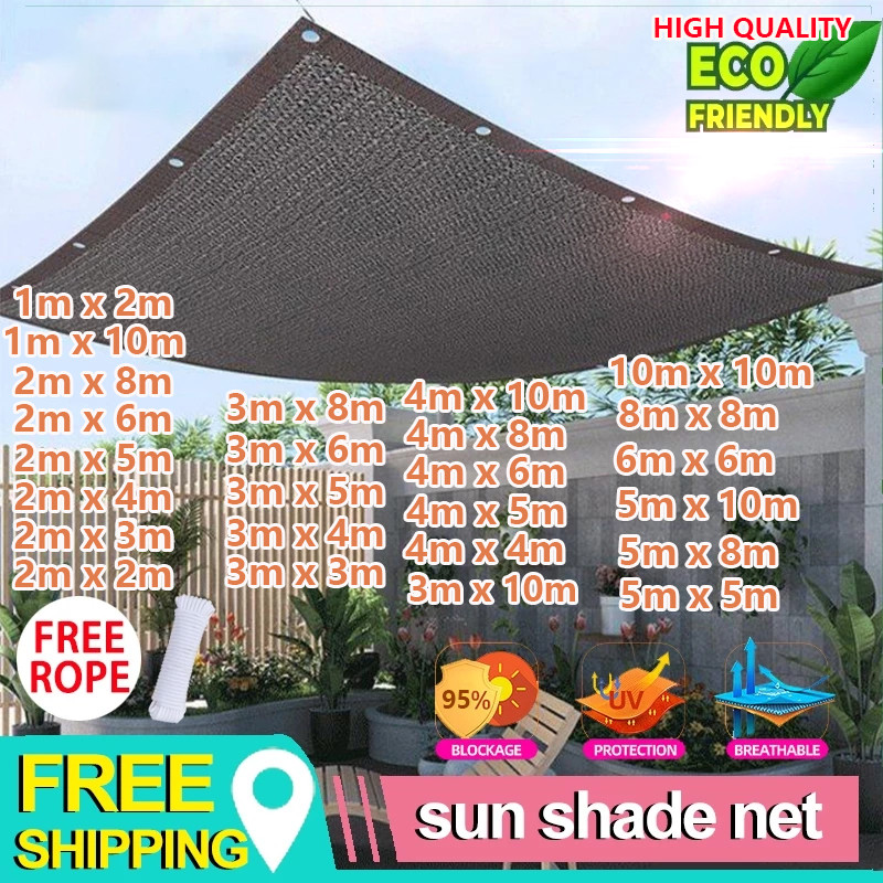 Sun Shade Net Car Cover Awnings Anti UV 95% Outdoor Garden Net Farm Net Greenhouse Net Sunscreen