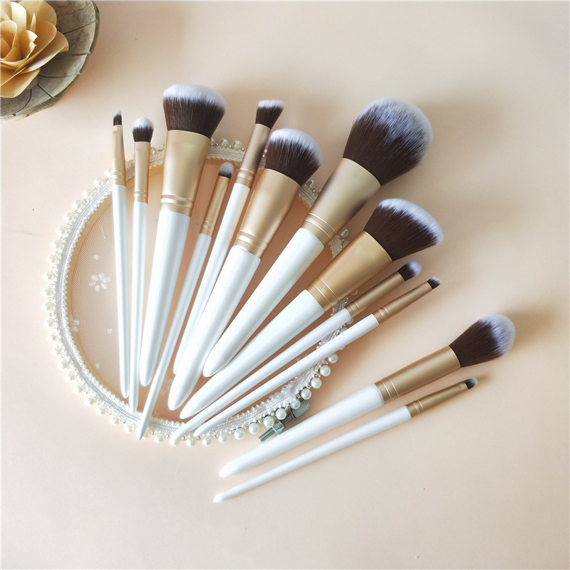 Cangzhou Delivery Cheap Soft Loose Powder Brush Blush Brush Highlight Brush Foundation Brush Eyeshadow Brush 12pcs Set Makeup Brush