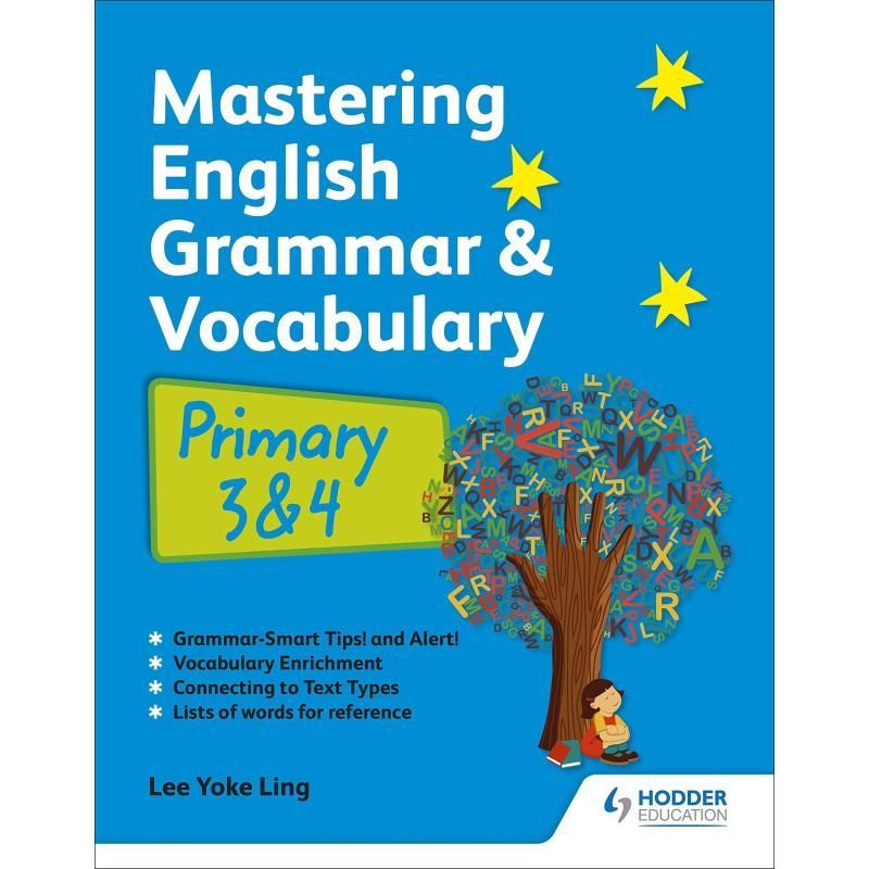 Singapore Teacher Hodder Mastering English Grammar vocabulary P3 & 4 Mastering English Grammar and Common Exam Words Elementary School Third Fourth Grade English Original Version