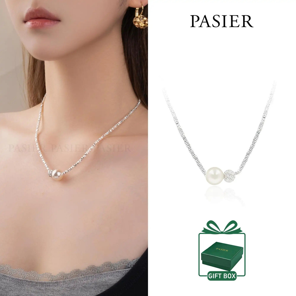 PASIER Oriental Charm Garden Theme Necklace (Zǐ Qì Dōng Lái) - Purple Rose & Little Prince, Copper Alloy, Meaningful Gift for Loved Ones, Unique Clavicle Chain Design, Fashionable