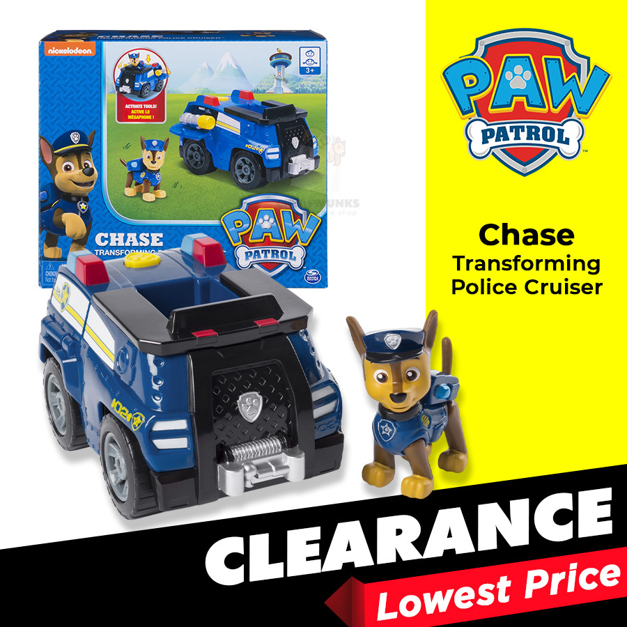 Paw Patrol Chase Transforming Police Cruiser Toys Vehicles with Figurines Original Nickelodeon Toys