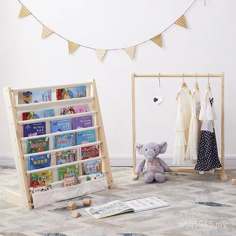 Children Bookshelf Bookshelf Kindergarten Reading Simple Storage Baby Shelf Bookshelf F…
