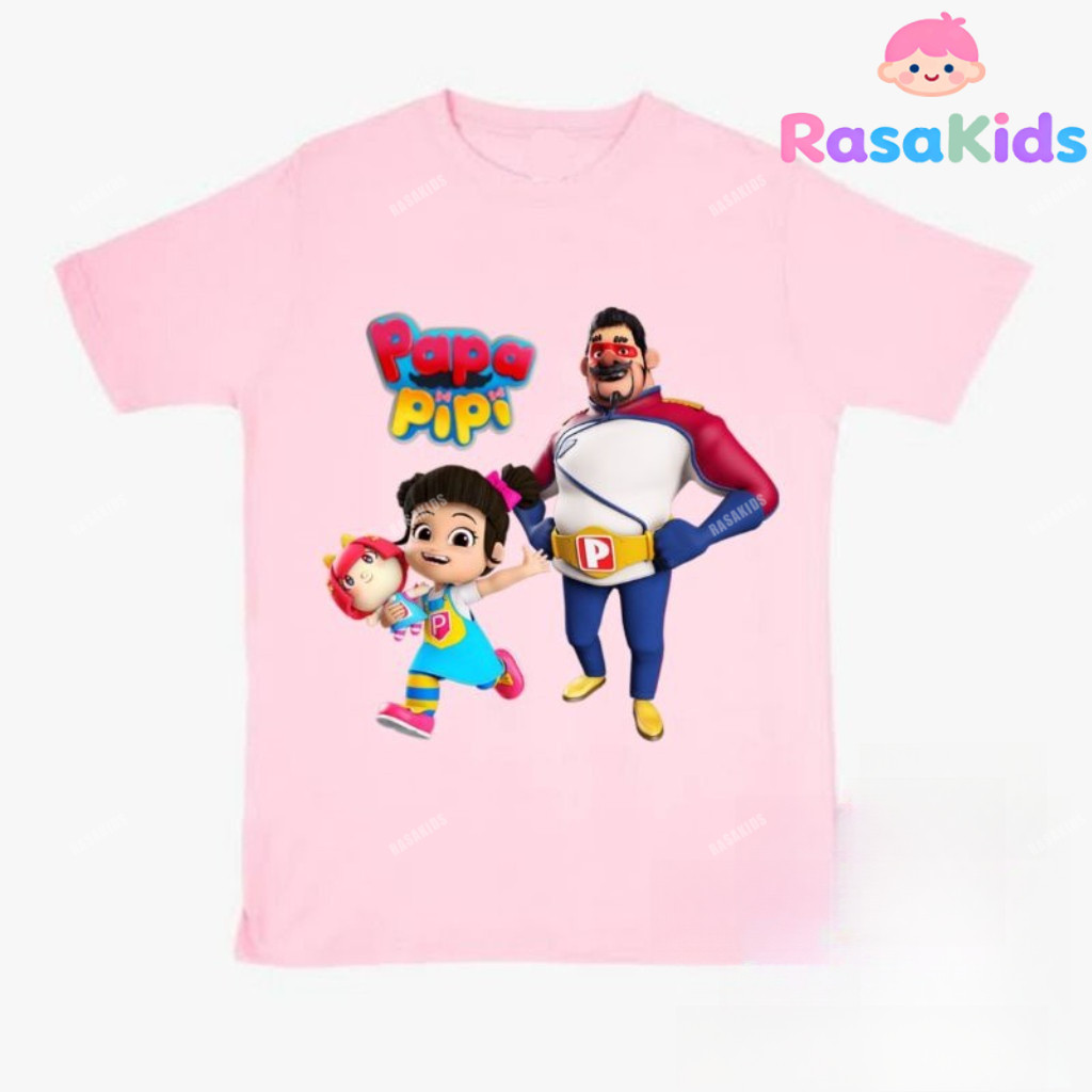 Hot Selling Children's Clothing kid short Sleeve T-Shirt - Casual Pure Cotton "Daddy Zola" Print Soft Children's Top