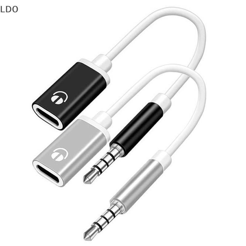 <LDO> 3.5mm to Type C Adapter Cable for Analog Connection to Mobile Phone Nice