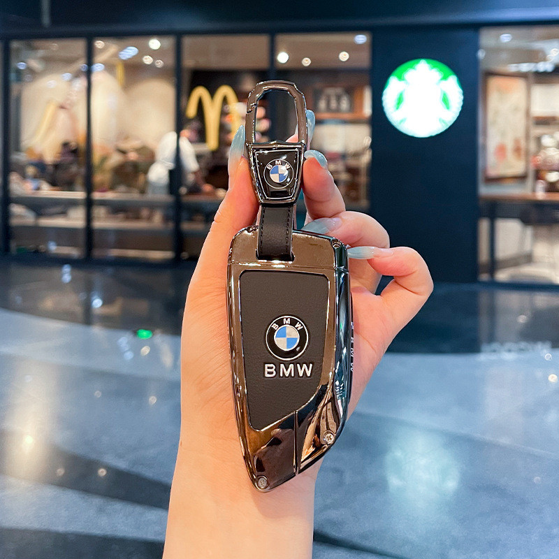 Suitable for 2024 BMW/New 3 Series 325 Key Cover 5 Series 530/525li Blade X3X2X1X5 Car Bag Buckle Case New Product Fashion