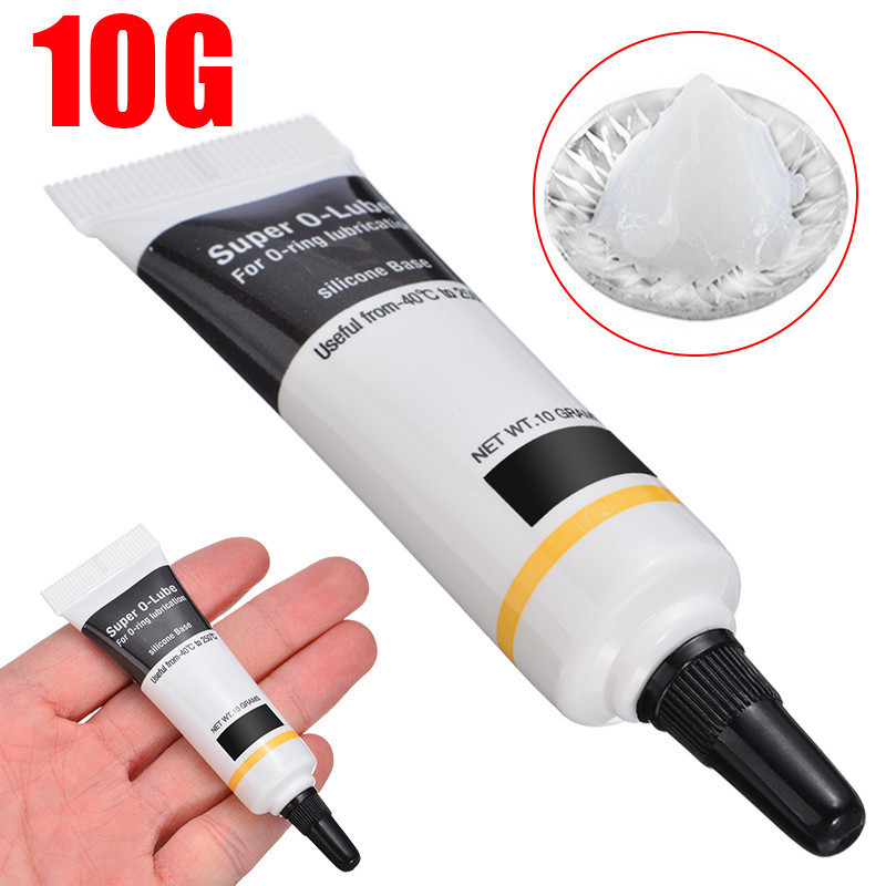 LPT1 10g Food Grade Waterproof Silicon Grease Lubricant 6503 O-Ring Lubrication