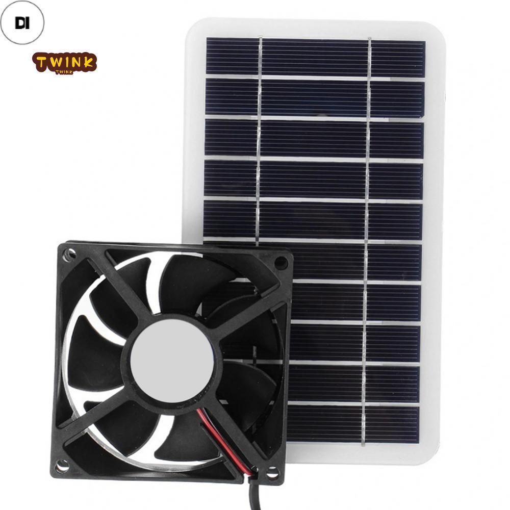 DI Solar-Powered 2.5W Fan for Pets: sustainable Exhaust Solution for Comfort!