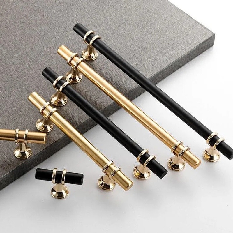 Handle Drawer Cabinet Door Handle European Style Modern SOLID T Bar Furniture Handle Drawer Cupboard