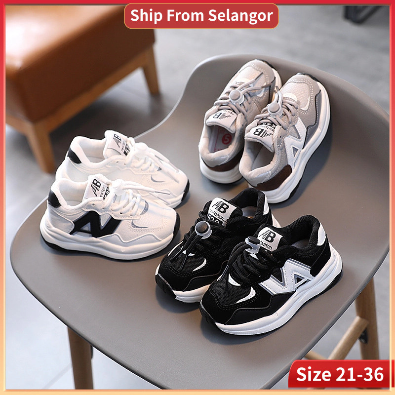 Ready Stock Size 21-36 Kasut budak lelaki 1-12Yrs Kasut Baby Boy Sneakers Kids Shoes Boy Girl Sports Shoes Children's Running Shoes Forrest Gump Breathable Toddler Baby Soft-Soled Shoes