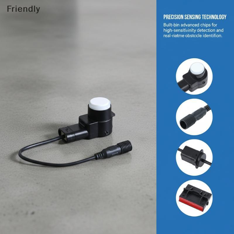 [Friendly] 16.5mm 18.8mm Ultrasonic Parking Sensor Car Wired Distance Alert For Qui DIY Installs in Urban City Apartments Boutique