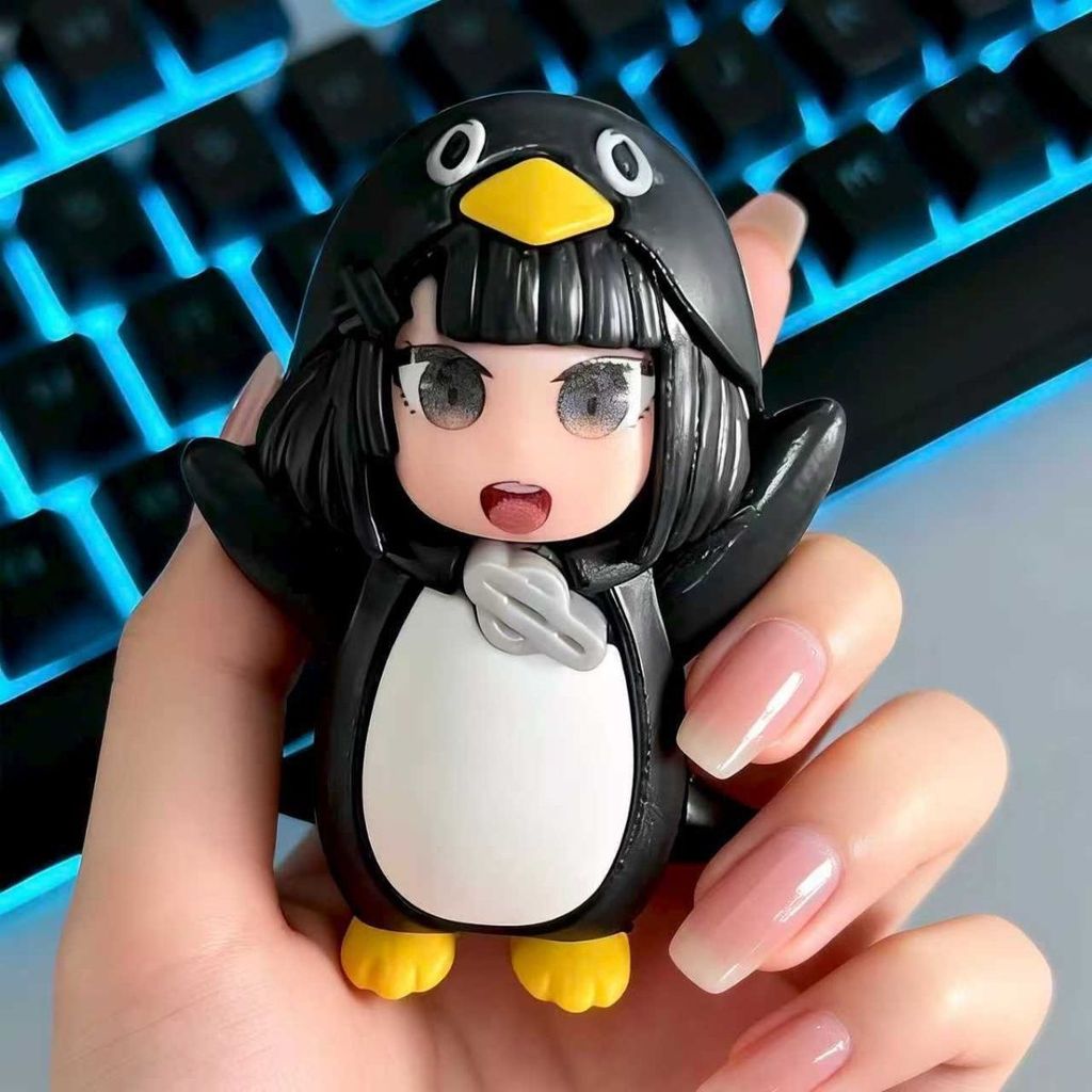 Cute Little Penguin Figurine | Mini Animal Model Statue | Kawaii Desk Decor Collectible Toy Gift for Kids