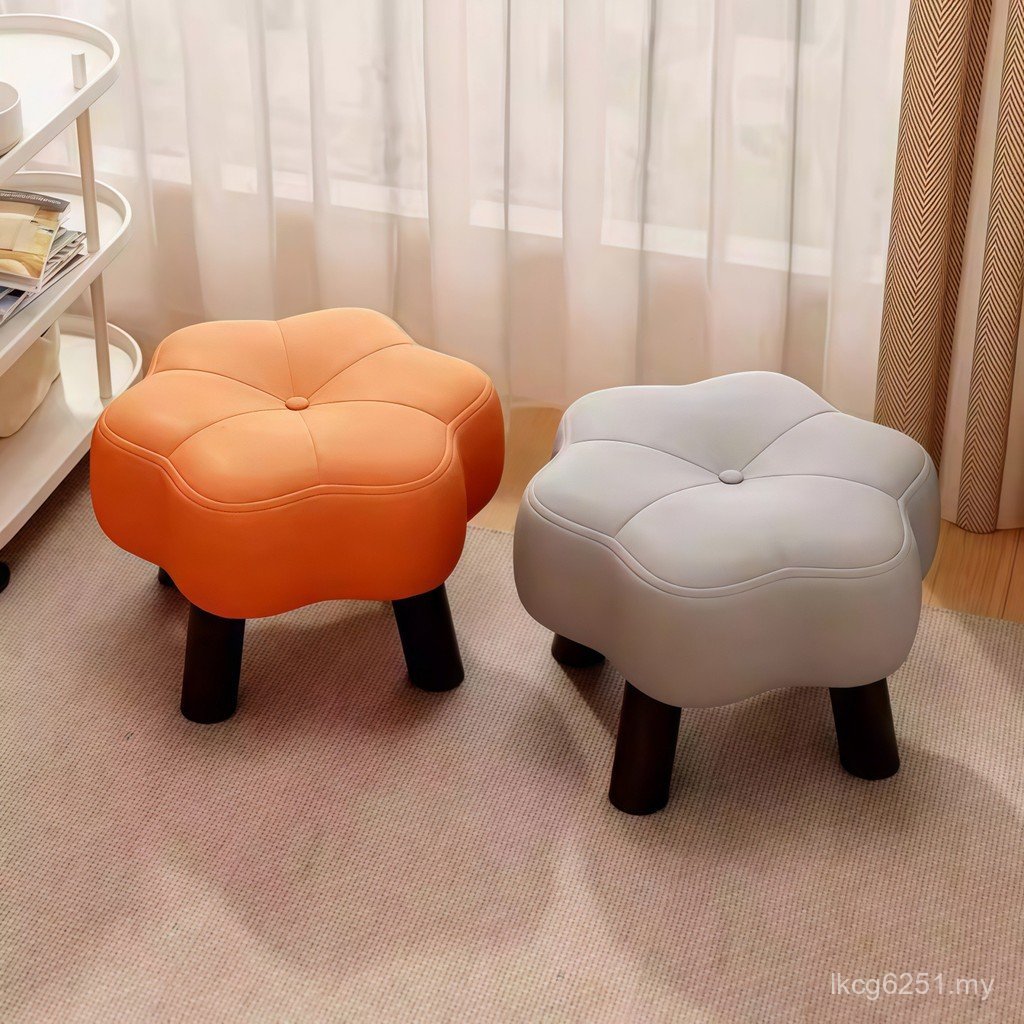 Stool Sofa Low Stool Pier Small Sitting Small Flower Coffee Table Bench Soft Stool Creative Household Living Room Small Shoe Changing Stool Bag Stool BDLS