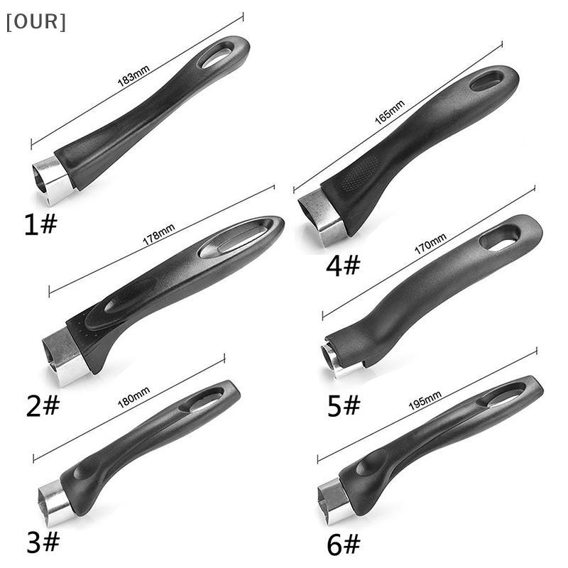 [OUR] Pot Handle Household Anti Scalding Replacement Bakelite Handle for Pot Cookware null