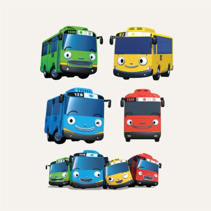 Premium Versatile COMPLETE PACKAGE OF TAYO HAPPY BIRTHDAY DECORATION SUPPLIES CAKE TOPPER BANNER WALL DECORAT Have Multi - Image 2