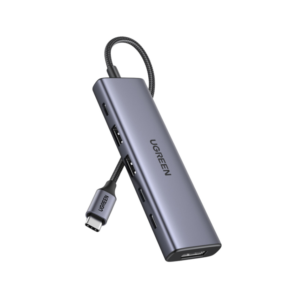 UGREEN 6-IN-1 USB C Hub 4K 60HZ 100W PD Fast Charge Type C to HDMI Adapter 3X USB 3.0 5GBPS for MacB