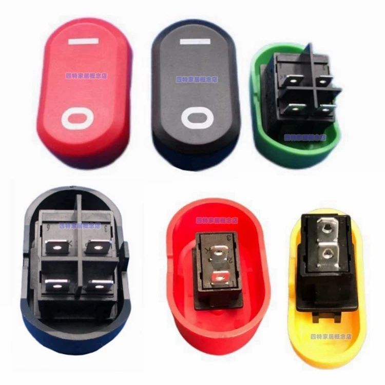 Geno Jieyun Puppy D-809 Vacuum Cleaner Power Switch Large Button Anti-dust Boat Type 2 Pins 4 Pins High Current