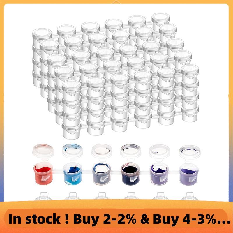 120 PCS Paint Container Acrylic Paint with Lids for Craft Paint Storage Classroom