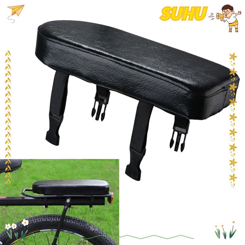 SUHU ​​Bike Seat Cushion​​, Comfort Seat Cover for Bicycles​​ ​​Black Bike Perch Mat Replacement​​ ​​Rear  Pad​​, Wide Soft Rear  Pad for Mountain Bikes​​