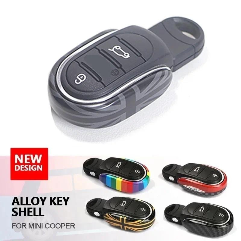 For Mini Cooper JCW Accessorie Key Cover Keycase Keychain For Mini Cooper S For F55 F56 F57 F54 F60 Alloy Material Car Key Cover