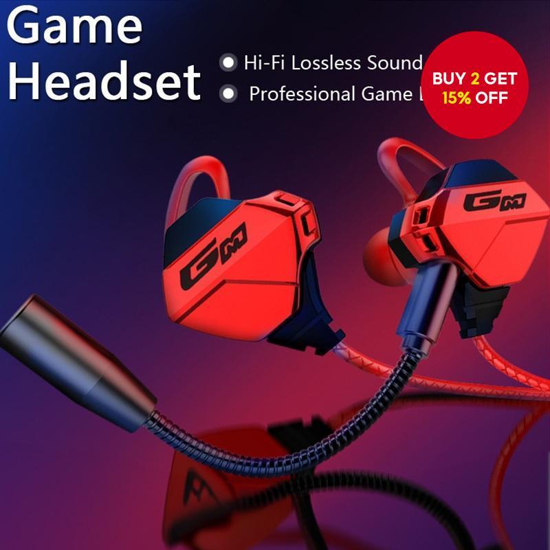 SPRISE G10 Wired Earbuds Premium Earphones Gaming With Dual Microphone Cool Stylish Noise Cancelling HiFi Stereo Sound Headset 3.5mm