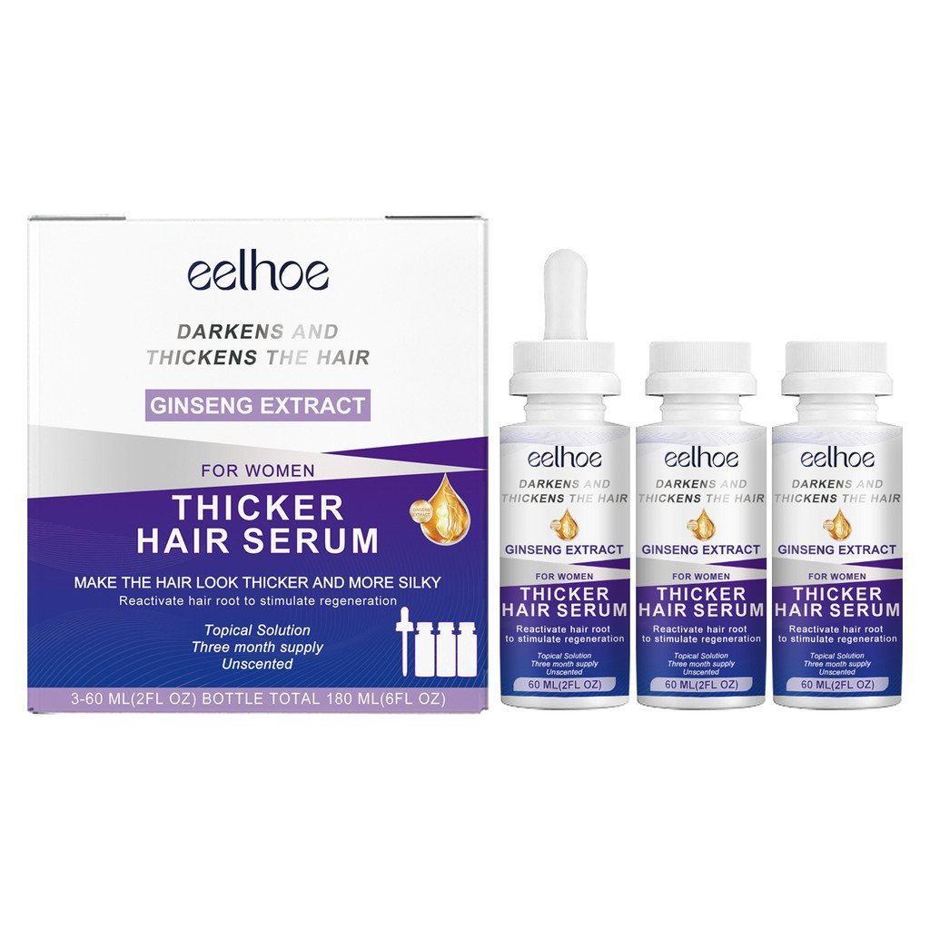 EELH Hair Thickening Essence Memperbaiki Akar Rambut Yang Rosak, Menguatkan Rambut, Mencegah Rambut Gugur, Melembapkan Kulit Kepala.