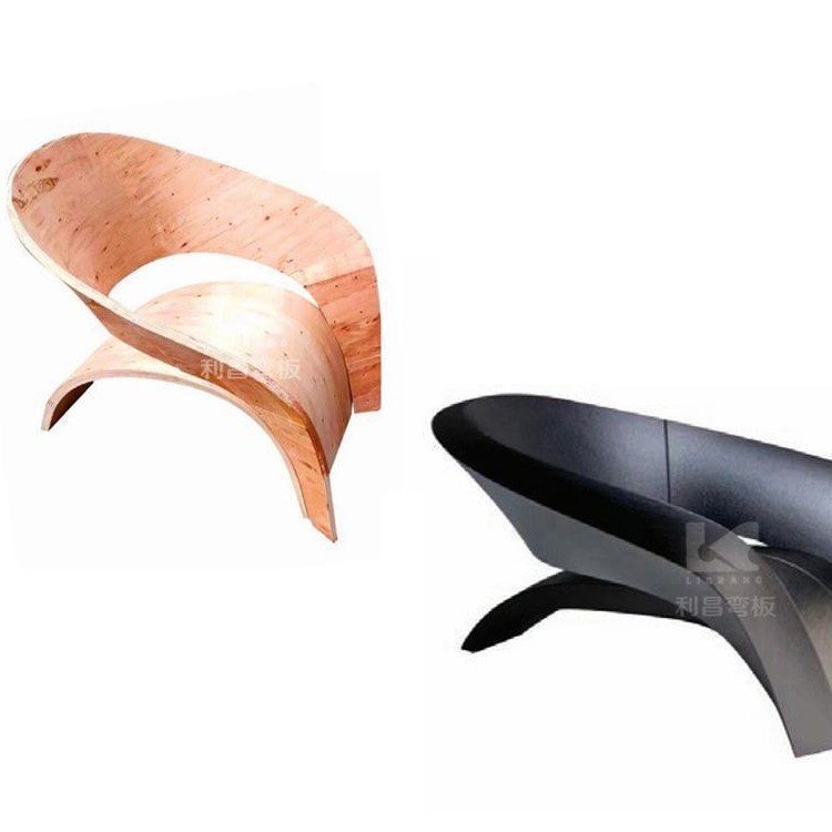 Clfc-2209 Style Italian Household Board Nordic Style Extremely Light Leisure Chair Simple Luxury Comfortable Curved Rubber Plywood Modern O8WQ