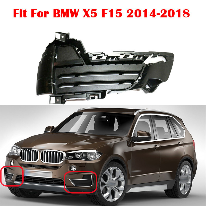 Fog Lamp Frame Cover For BMW X5 F15 2014-2018 Car ABS Front Fog Lamp Front Bumper Fog Lamp Matte Trimming Bezel Cover