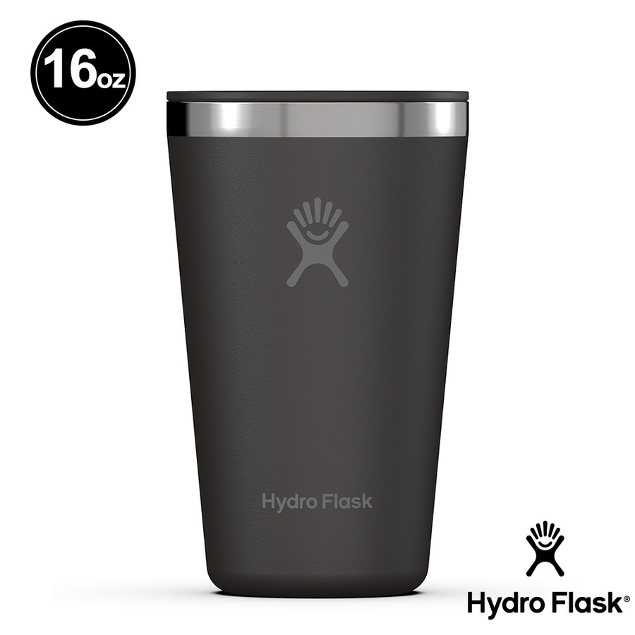 Hydro Flask 16oz Thermal Insulation Portable Cup/Fashion Black eslite