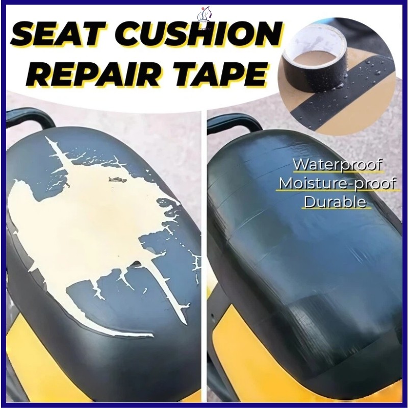 【Hot】Leather Repair Tape Black Cloth-Based Self Adhesive Tape Waterproof Repair Subsidy For Motorcycles Car Seat Fixes