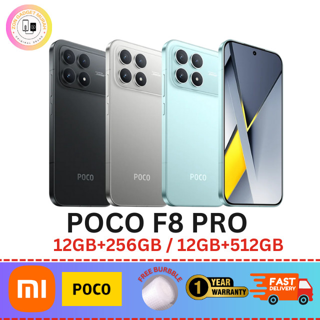 [NEW] XIAOMI POCO F8 Pro  (12+256 / 12+512)  | 6210mAh battery, 100W Charging | 6.59" eye-care AMOLED display