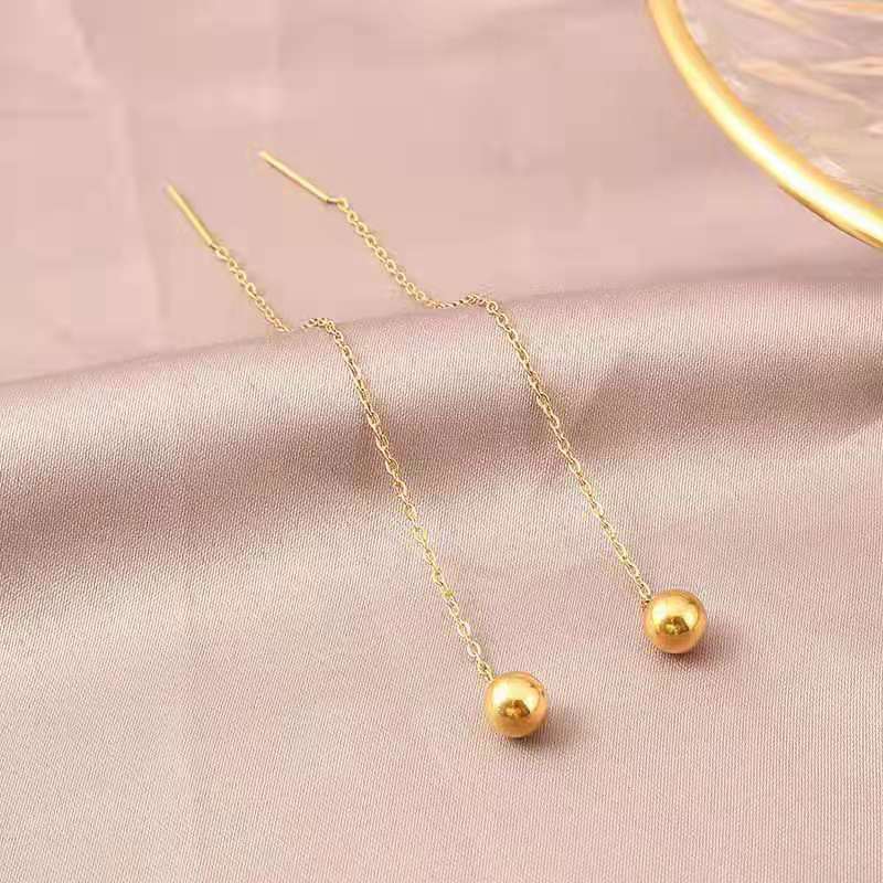 Subang Emas 916 | Hoop 916 Gold Earrings  Long Earrings gold 916
