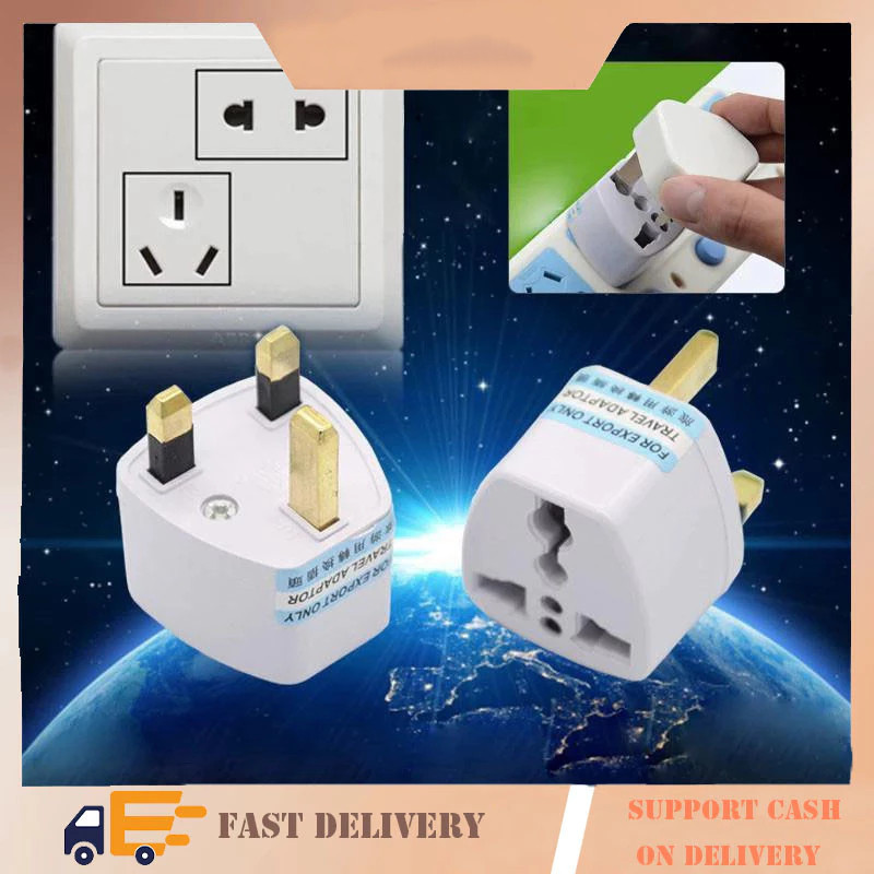 Tourism Conversion Plug 3 Pin UK Universal Adapter British Socket Adapter Plug WireMax