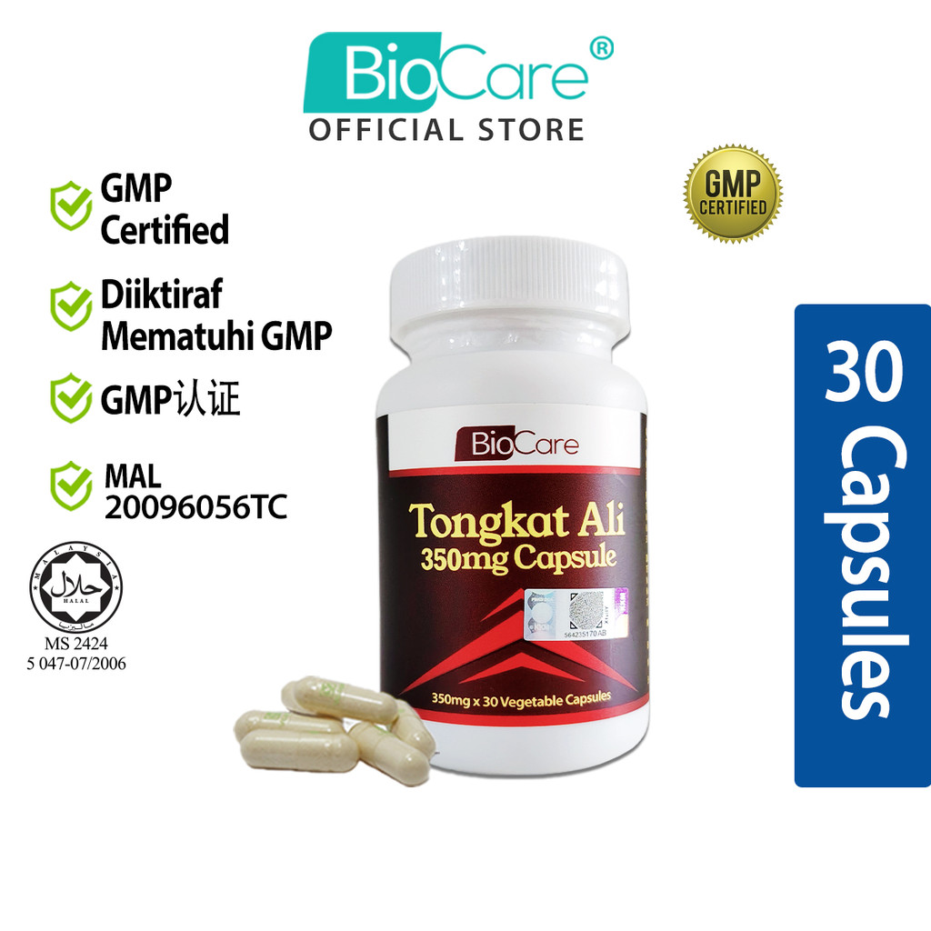 Biocare Tongkat Ali Capsule 30's 东革阿里30粒