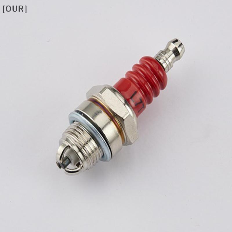 [OUR] 3-sided Pole Spark Plug L7T 2 Stroke Electrode Gasoline Chainsaw Brush Cutter Engine 2500 3800 4500 5200 Replace Accessories null