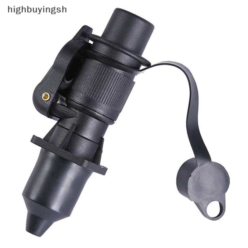 null 3 Pin Trailer Soet Connectors Round 3 Pole Plug-in Trailer Tractor Plug for Electrical Caravan Tru 12V null