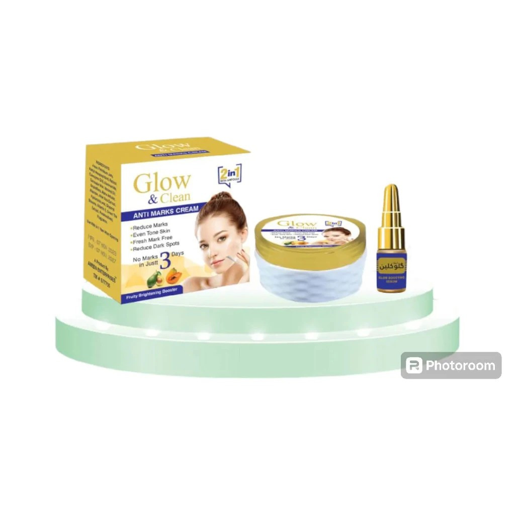 % Original, Glow & Clean 2 in 1 Anti Mark Cream Best face Beauty in just 3 days