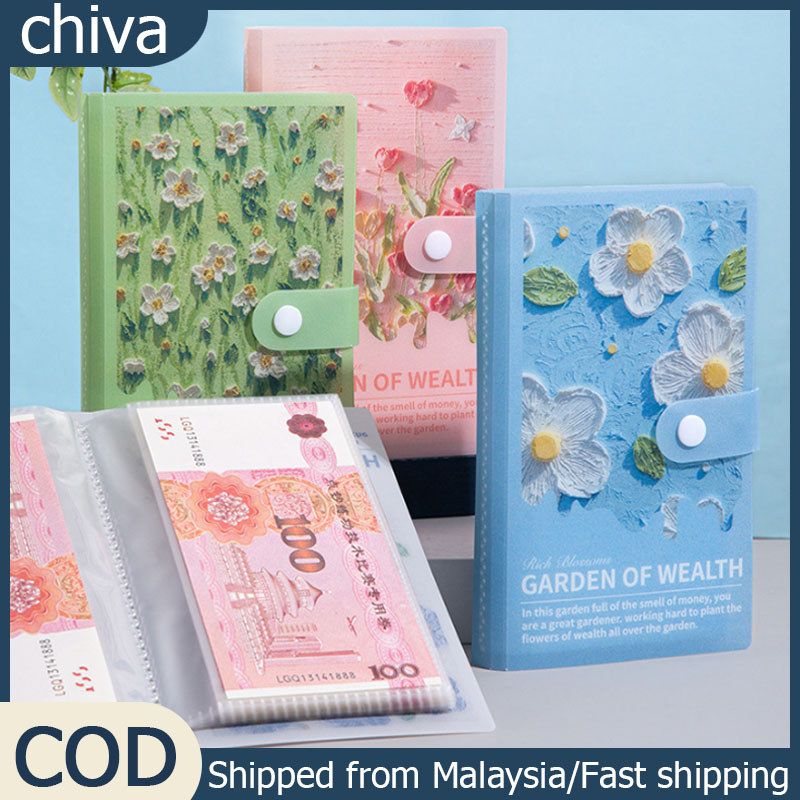 100 Envelopes Money Saving Challenge Oil Painting Money Organizer A6 Budget Challenge Booklet Couple Binder Simpanan