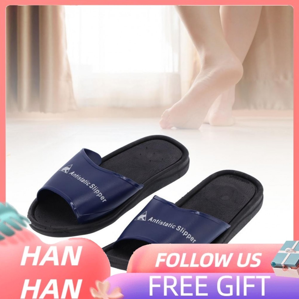 Hanhan1 Anti‑Static Shoes Working Safety Sandals Dust-Proof Slippers for Home Outdoor