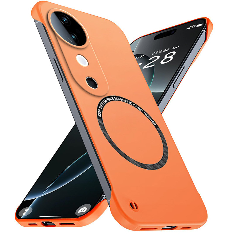 Luxury Magnetic Slim for VIVO S19 Pro V2364A Frameless Phone Cases Matte Anti-Scratch Hard PC Cover S19Pro Borderless Shockproof Armor