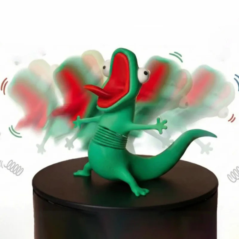 Cute Green Lizard TOM Ornament 3D Printed Figure Creative Desktop Models Doll Toy Anime Movie Merchandise Gifts