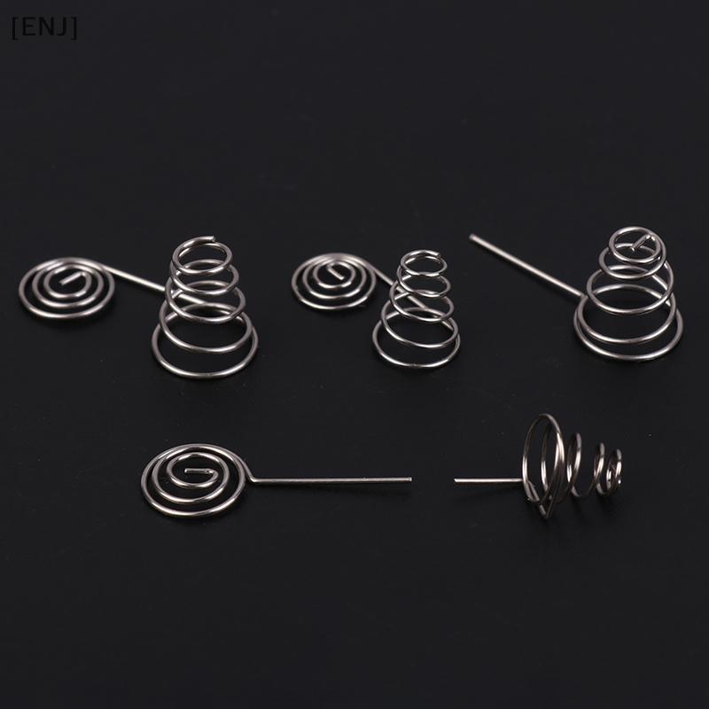 [ENJ] 5PCS AAA Battery NIel Wire Spring AA Battery Negative And Positive Coils Spring Contact Plate DIY Accessories null