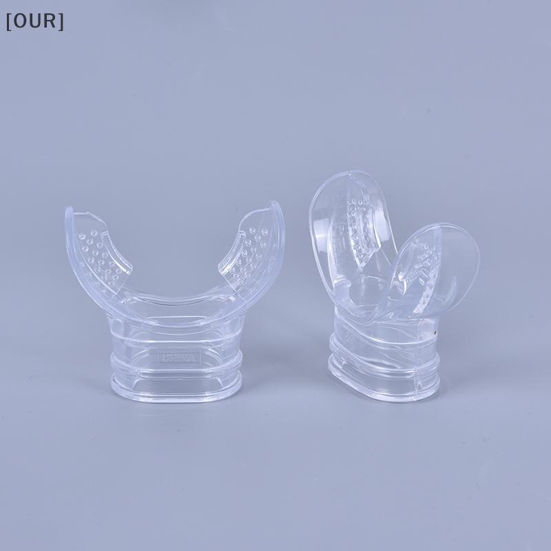 [OUR] 1PC Dive Tube Snorkel Silicone Clear Underwater Diving Tube Swimming Accessories null