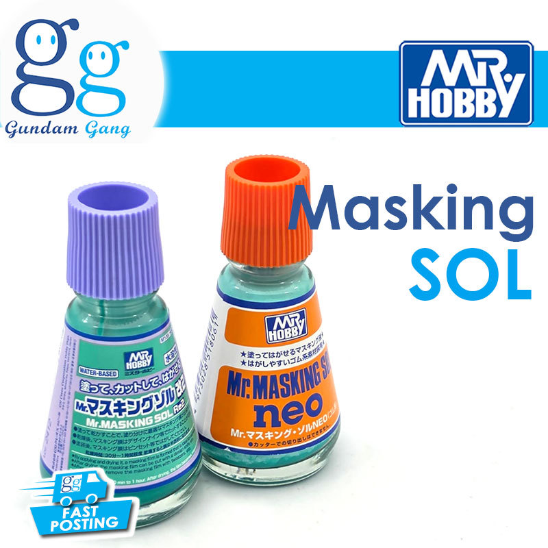 Mr. Masking Sol Neo Sol R M135 M132 Ready Stock Malaysia Penang Liquid Masking Gundam Gang