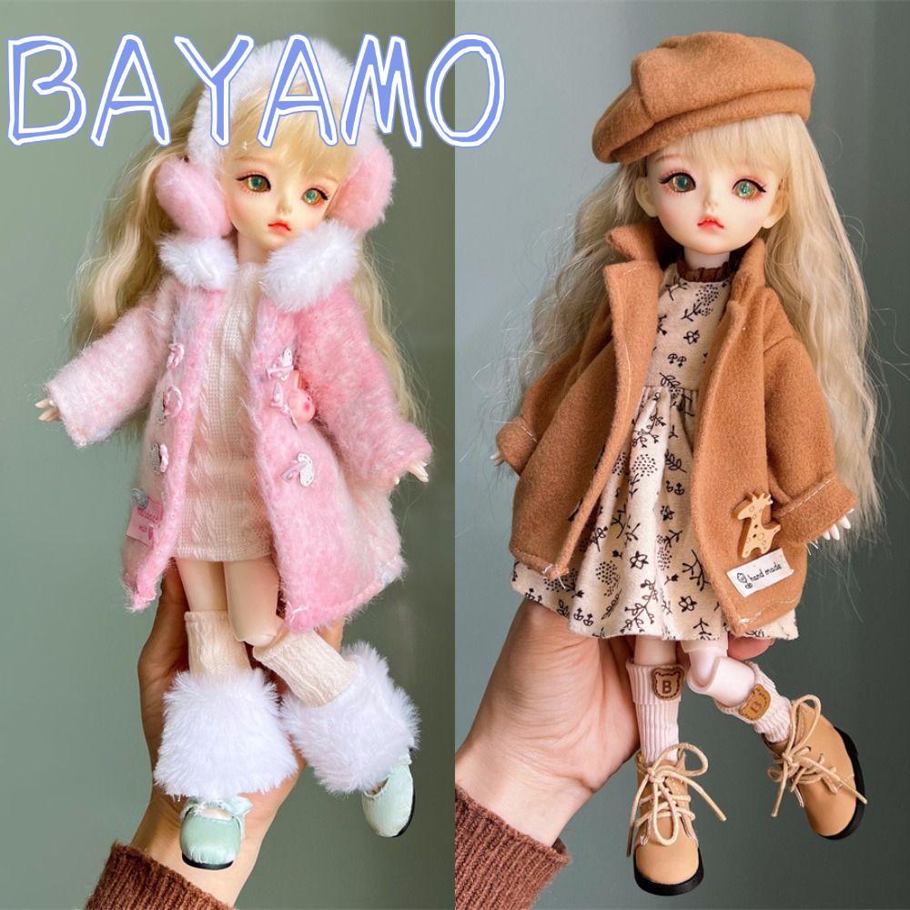 BAYAMO 1/6 BJD Doll Outfit Set, Multistyles Mini 30cm Doll Clothes, Fashion DIY Cartoon Gift Doll Dress for 30cm BJD Dolls