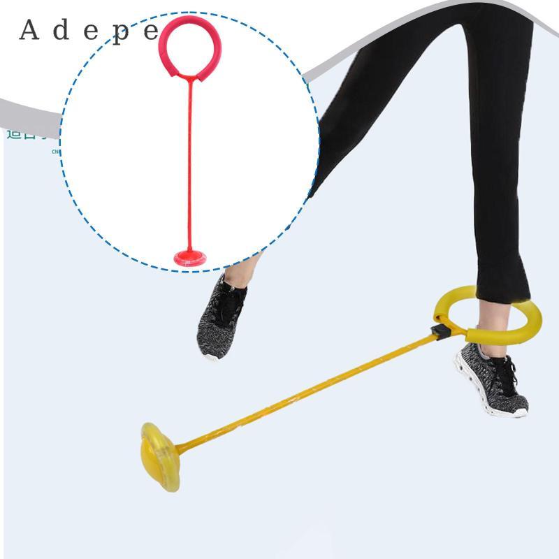Adepe Durable Kids Ankle Skip Ball Colorful Flash Wheel Portable Jumping Ring Sports Toy for All Ages