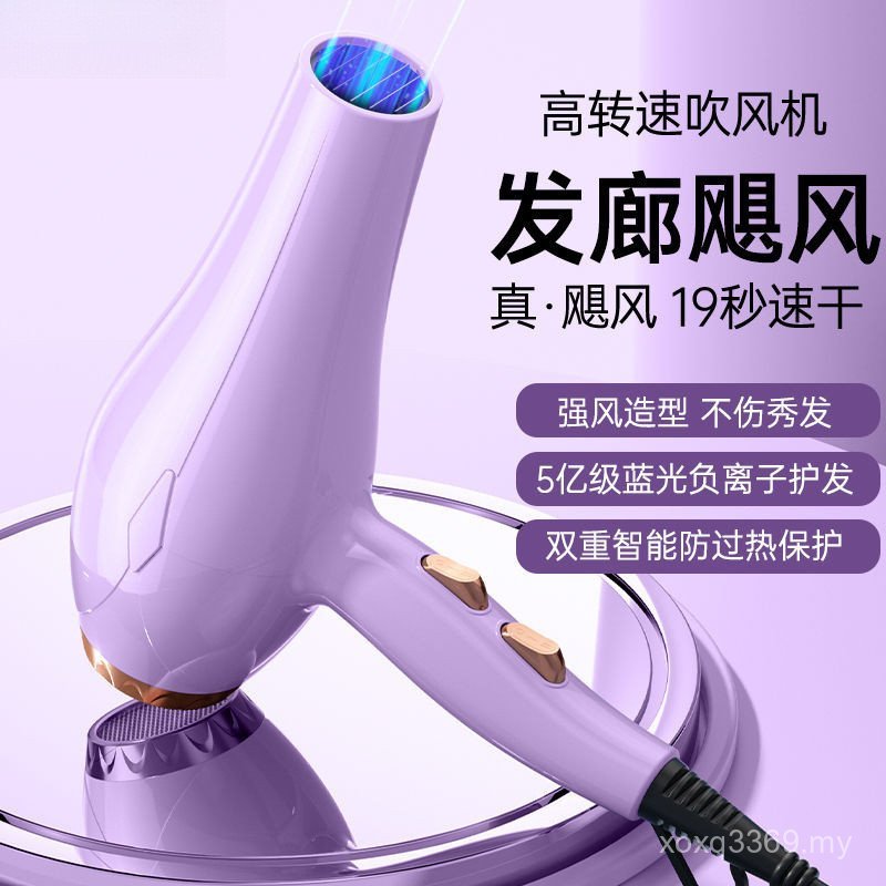 Dormitory Hair Dryer Quick-Drying Hair Drying Barber Shop Household Hair Dryer Hair Salon High-Power New Style Negative Ion Hot and Cold BAOW