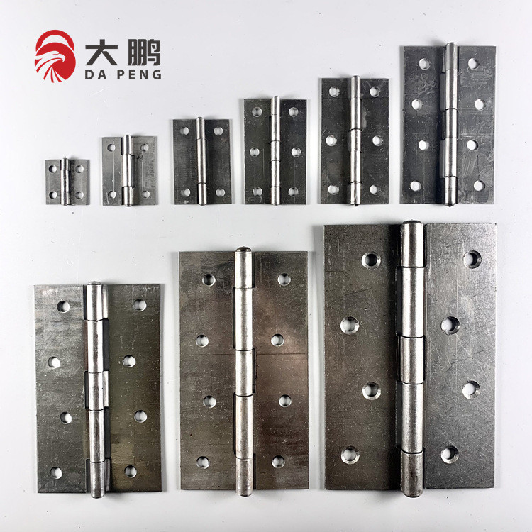 Ordinary Iron Hinge Flat Hinge Old-fashioned Wooden Door Folding Cage Ladder Tool Box Cabinet Accessories Fire Cabinet Small Hinge Tiedv